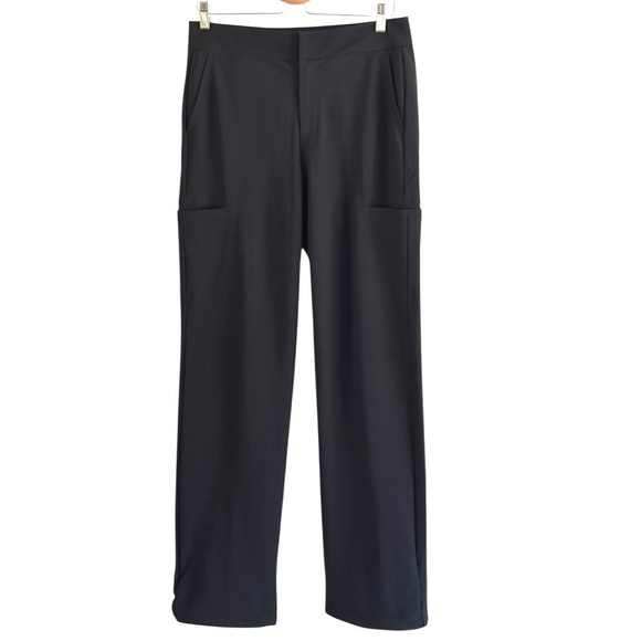 Athleta Stellar Black Cargo Pant Women’s 8Tall - Picture 1 of 14